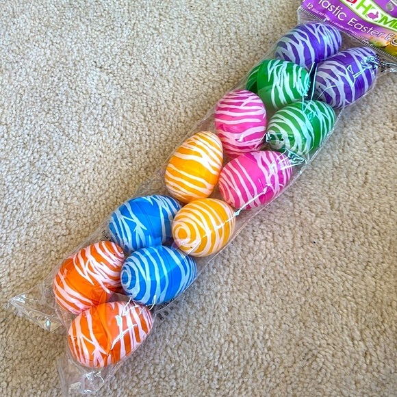 Brand New Easter Basket Bundle Dragonfly Felt Glitter Eggs Printed Colorful Lot - Picture 7 of 16